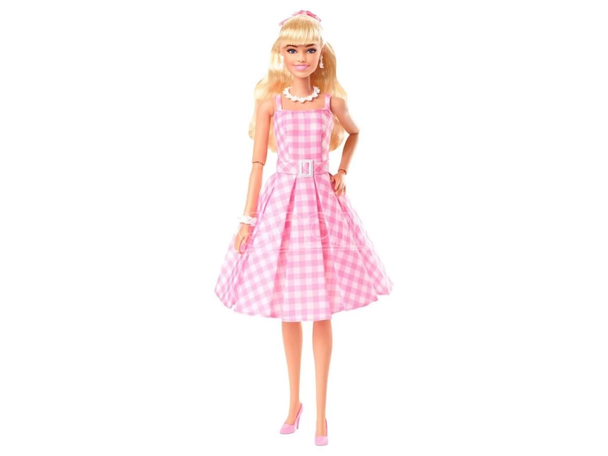 Barbie The Movie Bambola Barbie In Pink Gingham Dress Mattel 4 Barbie The Movie Bambola Barbie In Pink Gingham Dress Mattel - immagine 2
