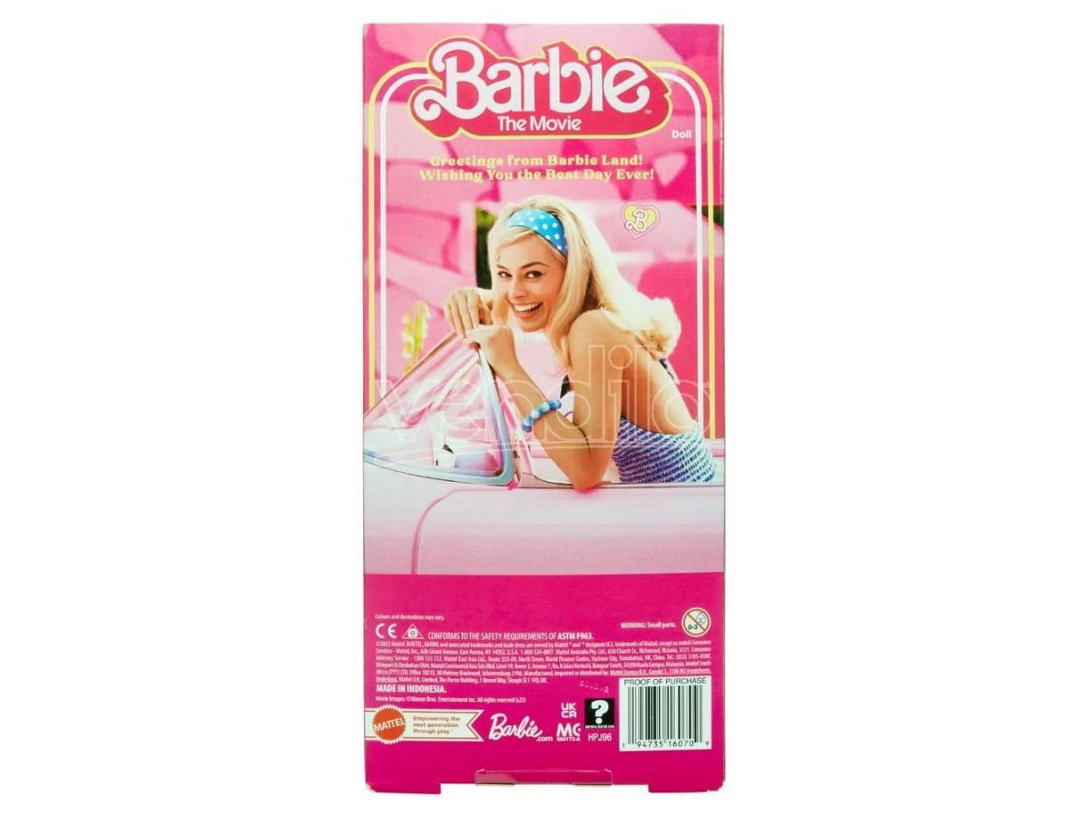 Barbie The Movie Bambola Barbie In Pink Gingham Dress Mattel 6 Barbie The Movie Bambola Barbie In Pink Gingham Dress Mattel - immagine 4