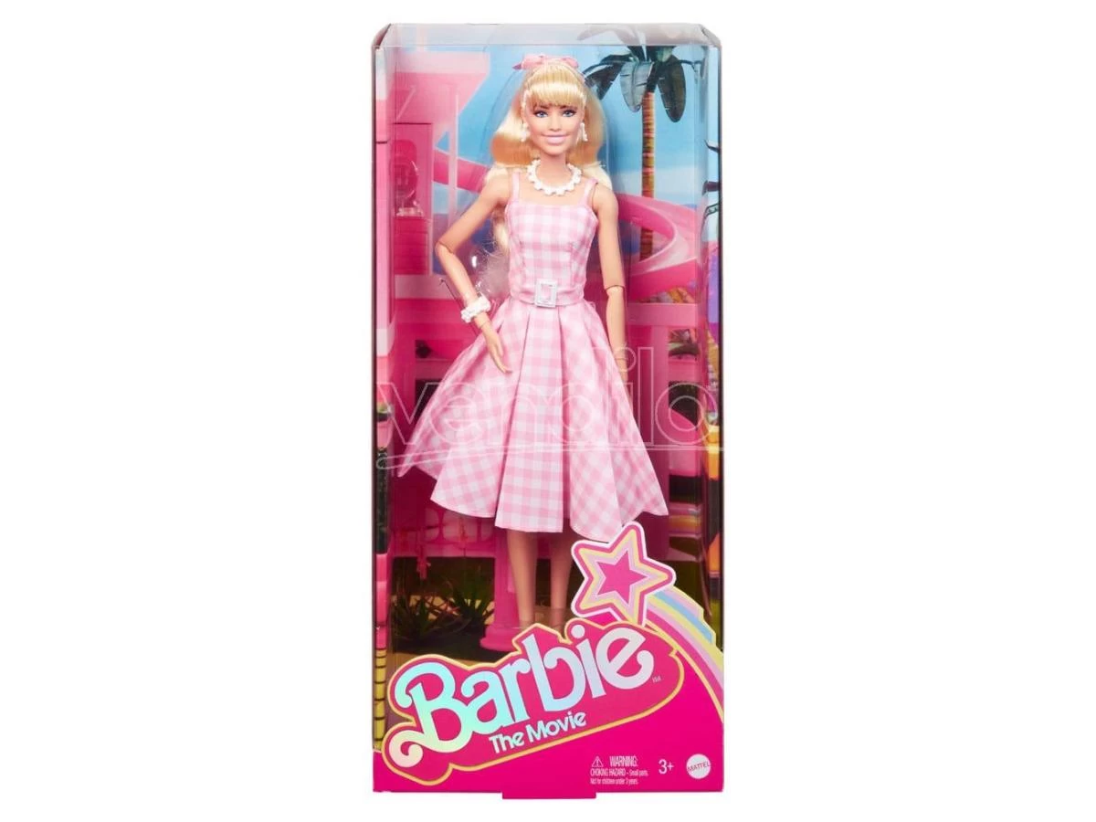 Barbie The Movie Bambola Barbie In Pink Gingham Dress Mattel 7 Barbie The Movie Bambola Barbie In Pink Gingham Dress Mattel - immagine 5