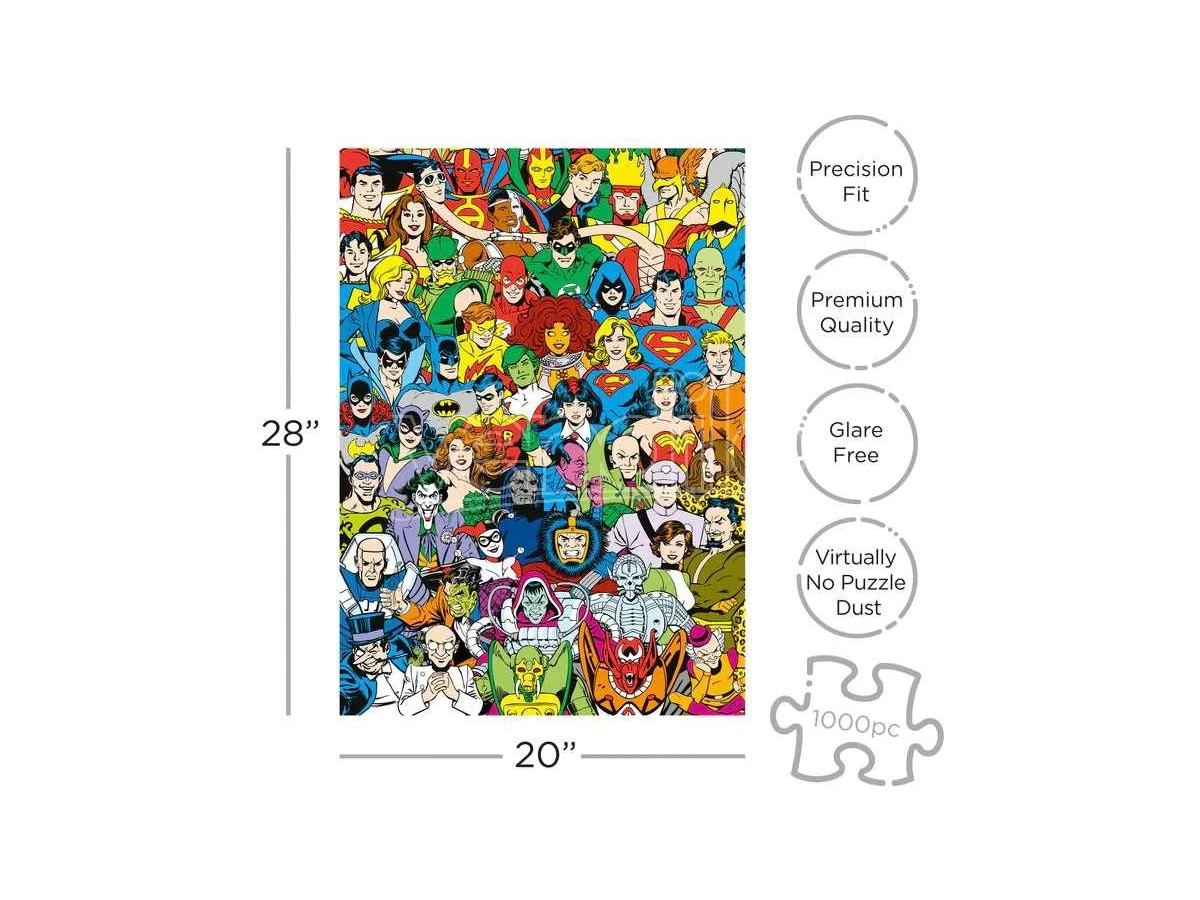 Dc Retro Cast 1000 Pezzi Puzzle Puzzle Aquarius Ent 5 Dc Retro Cast 1000 Pezzi Puzzle Puzzle Aquarius Ent - immagine 3