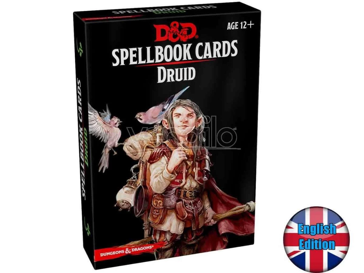 D&D SPELLBOOK CARDS DRUID Gioco Da Tavolo Hasbro/wizards Of The Coast 3 D&D SPELLBOOK CARDS DRUID Gioco Da Tavolo Hasbro/wizards Of The Coast
