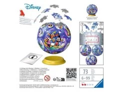 Disney 3D Puzzle Ball Characters (72 Pieces) Ravensburger -Negozio Di Giocattoli disney 3d puzzle ball characters 72 pieces ravensburger 2