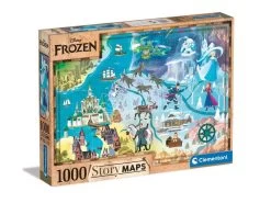 Disney Story Maps Jigsaw Puzzle Frozen (1000 Pieces) Clementoni