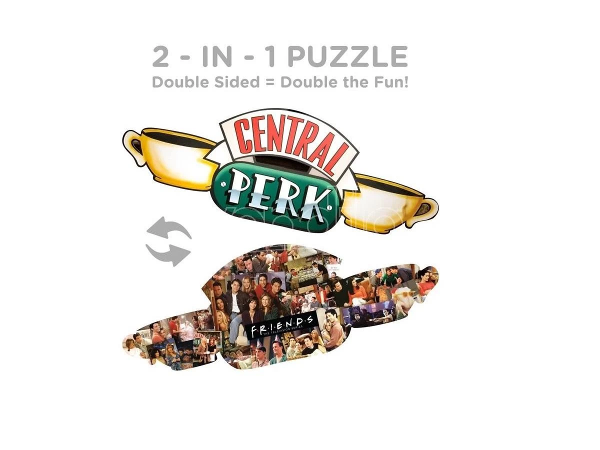 Friends 600 Pezzi 2 Sided Shaped Puzzle Puzzle Aquarius Ent 4 Friends 600 Pezzi 2 Sided Shaped Puzzle Puzzle Aquarius Ent - immagine 2