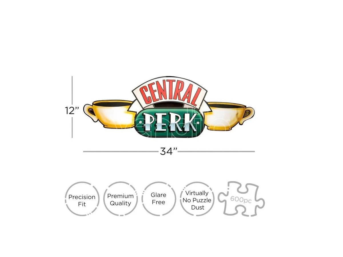 Friends 600 Pezzi 2 Sided Shaped Puzzle Puzzle Aquarius Ent 5 Friends 600 Pezzi 2 Sided Shaped Puzzle Puzzle Aquarius Ent - immagine 3