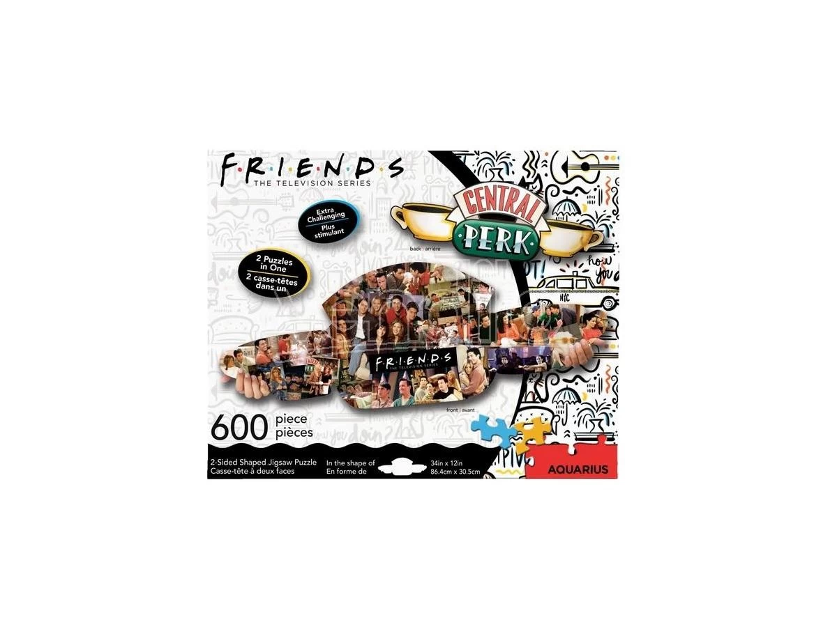 Friends 600 Pezzi 2 Sided Shaped Puzzle Puzzle Aquarius Ent 3 Friends 600 Pezzi 2 Sided Shaped Puzzle Puzzle Aquarius Ent