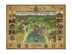 Harry Potter Jigsaw Puzzle Hogwarts Map (1500 Pieces) Ravensburger