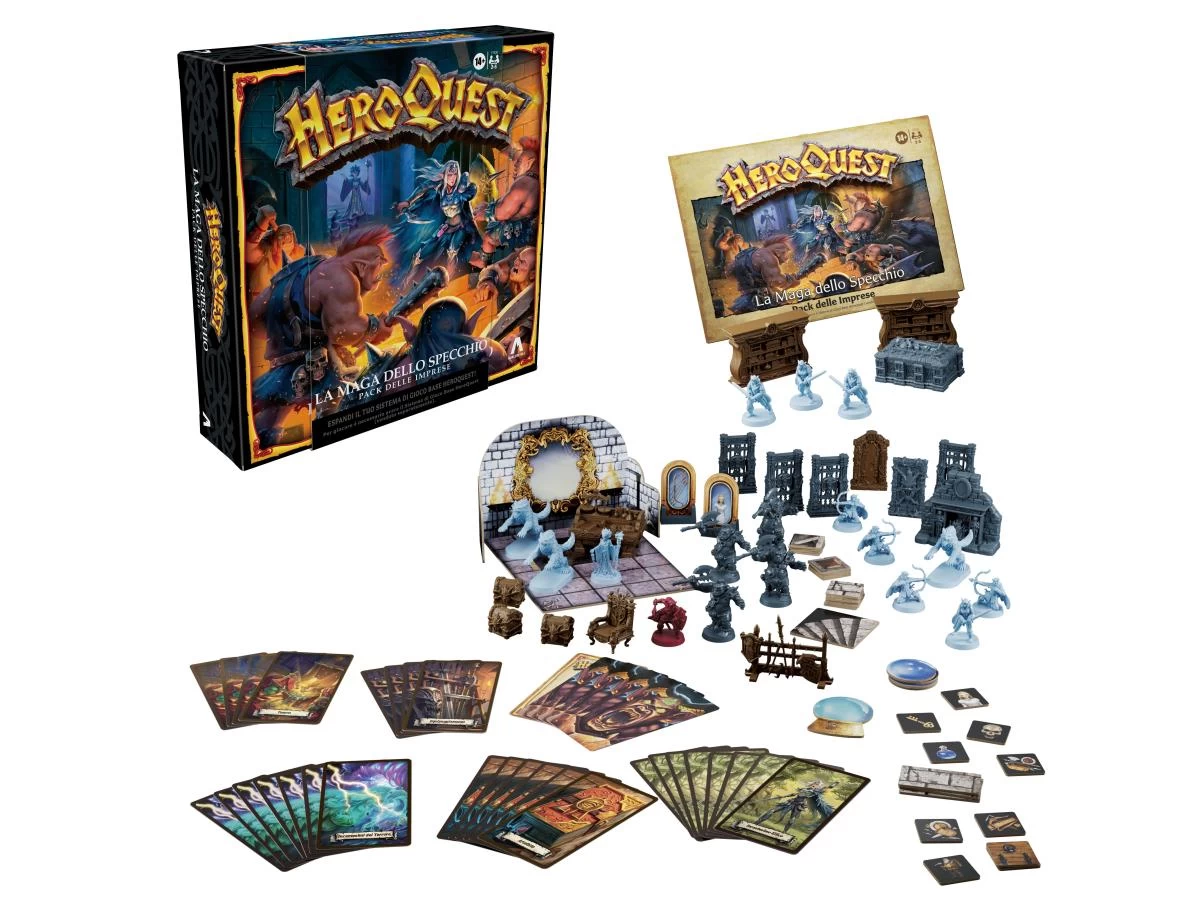 HEROQUEST LA MAGA DELLO SPECCHIO GIOCO DA TAVOLO HASBRO 5 HEROQUEST LA MAGA DELLO SPECCHIO GIOCO DA TAVOLO HASBRO - immagine 3