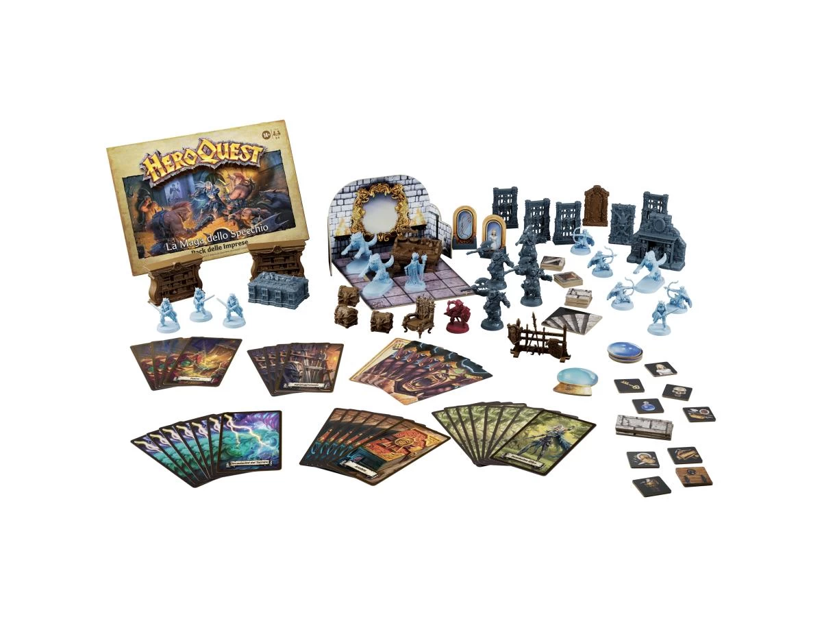 HEROQUEST LA MAGA DELLO SPECCHIO GIOCO DA TAVOLO HASBRO 7 HEROQUEST LA MAGA DELLO SPECCHIO GIOCO DA TAVOLO HASBRO - immagine 5