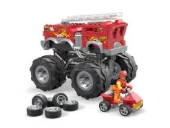 Hot Wheels Monster Trucks Mega Construx Construction Set HW 5-Alarm Monster Truck Mattel