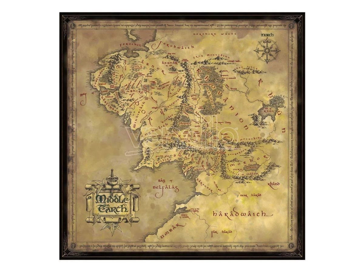 Il Signore Degli Anelli Jigsaw Puzzle Middle Earth (1000 Pieces) Noble Collection 3 Il Signore Degli Anelli Jigsaw Puzzle Middle Earth (1000 Pieces) Noble Collection