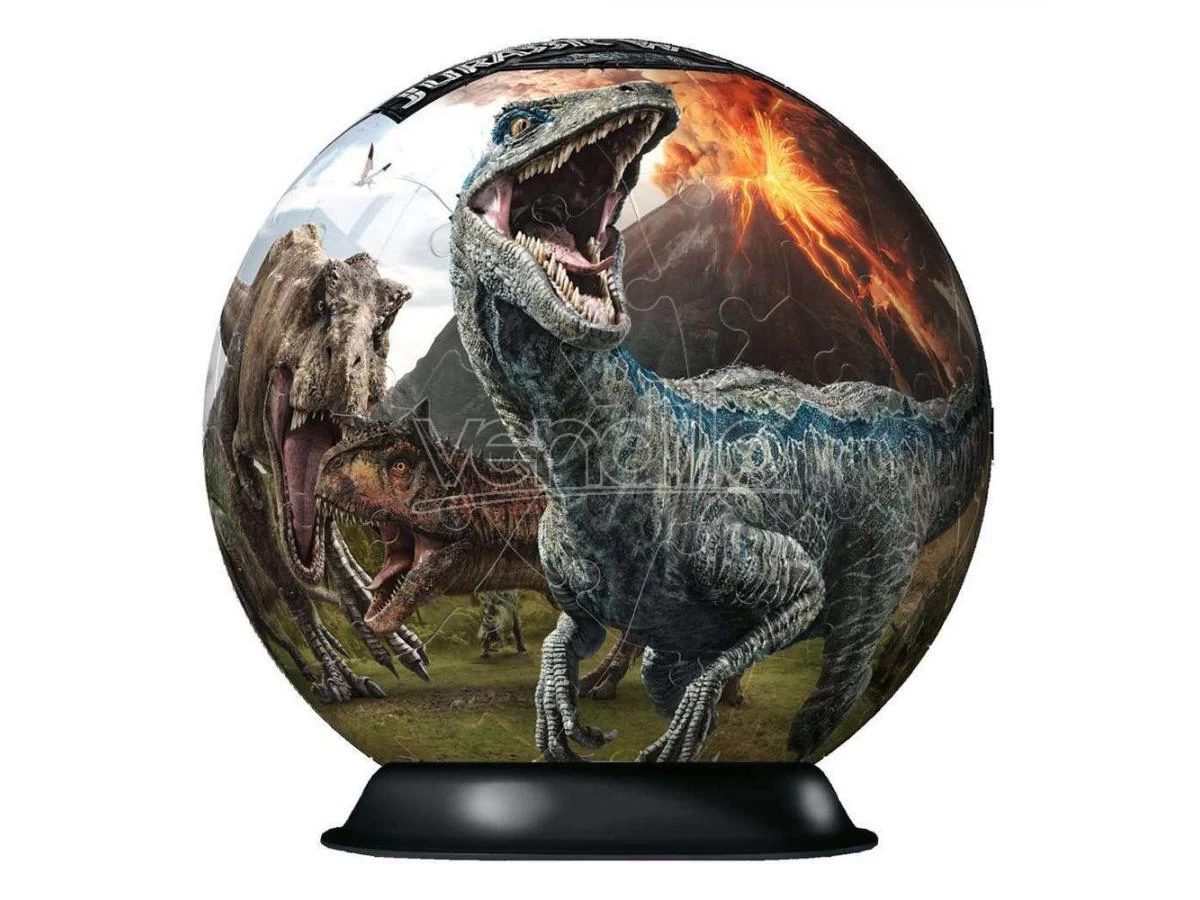 Jurassic World 3D Puzzle Ball (72 Pieces) Ravensburger 5 Jurassic World 3D Puzzle Ball (72 Pieces) Ravensburger - immagine 3