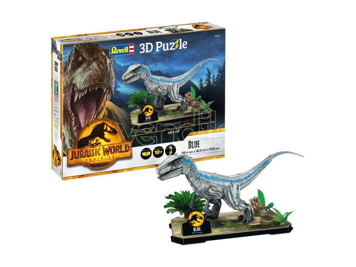 Jurassic World Dominion 3D Puzzle Blue Revell 4 Jurassic World Dominion 3D Puzzle Blue Revell - immagine 2