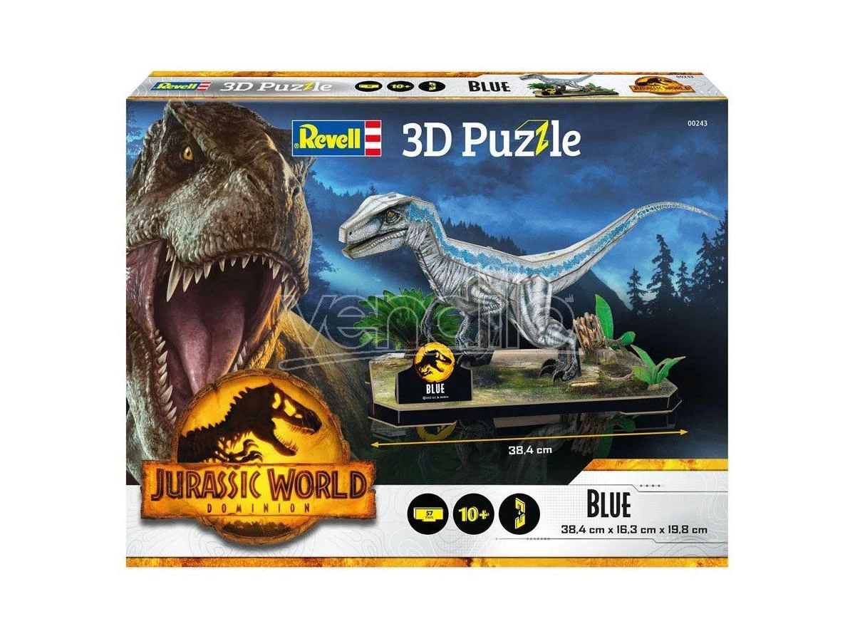 Jurassic World Dominion 3D Puzzle Blue Revell 7 Jurassic World Dominion 3D Puzzle Blue Revell - immagine 5