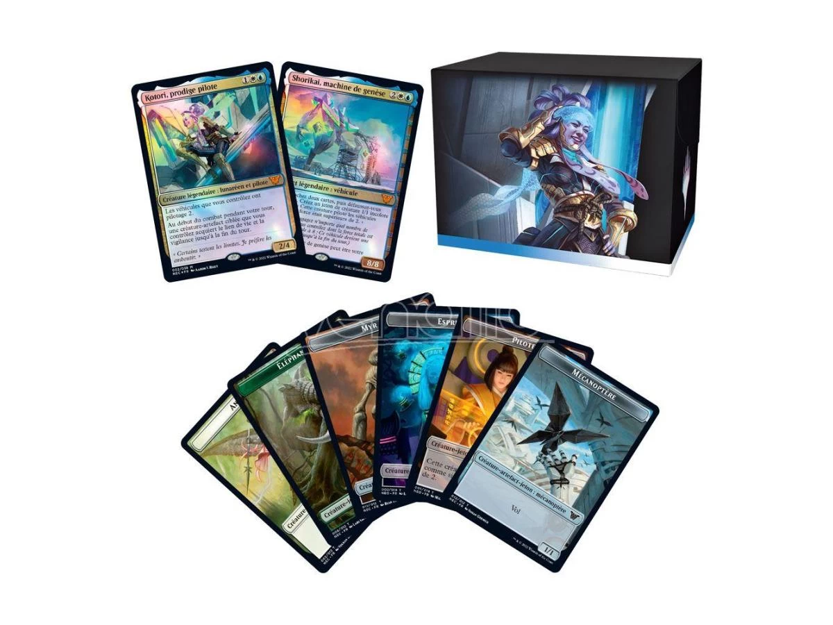 Magic The Gathering Kamigawa: Neon Dynasty Commander Decks Display (4) French Wizards Of The Coast 6 Magic The Gathering Kamigawa: Neon Dynasty Commander Decks Display (4) French Wizards Of The Coast - immagine 4