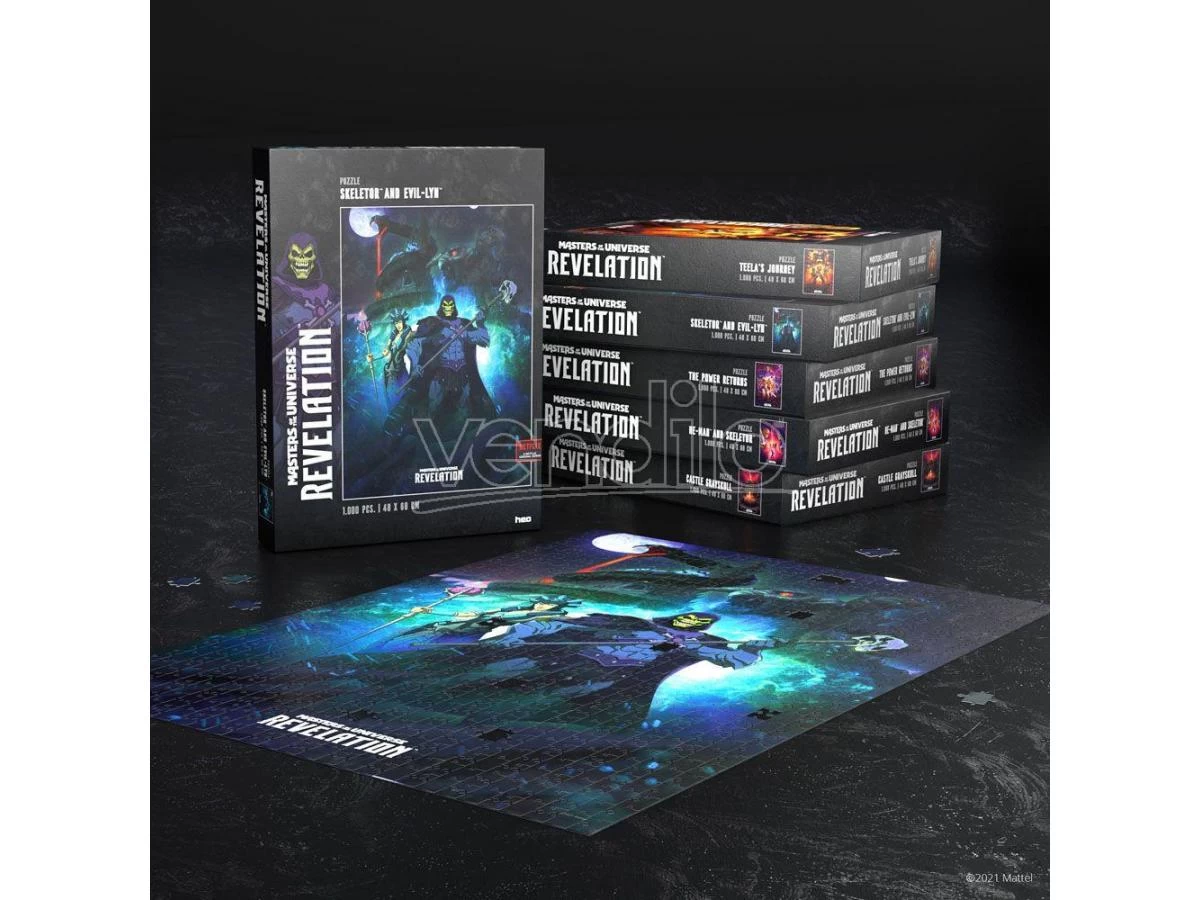 Masters Of The Universe: Revelation&trade- Jigsaw Puzzle Skeletor&trade- E Evil-lyn&trade- (1000 Pieces) Heo 6 Masters Of The Universe: Revelation&trade- Jigsaw Puzzle Skeletor&trade- E Evil-lyn&trade- (1000 Pieces) Heo - immagine 4