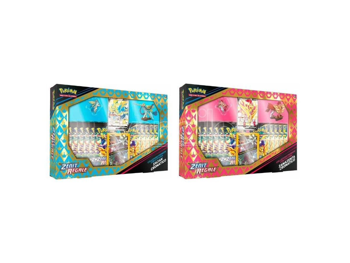 Pokemon Figura Zenit Regale Zacian/zamazenta Cromatico - Carte Da Gioco/collezione 4 Pokemon Figura Zenit Regale Zacian/zamazenta Cromatico - Carte Da Gioco/collezione - immagine 2