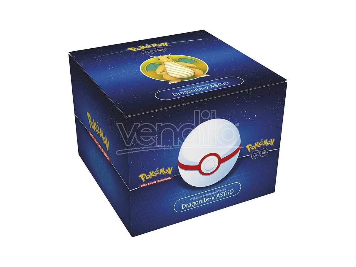 POKEMON GO COLLEZIONE PORTAMAZZO PREMIER DRAGONITE-V ASTRO - CARTE DA GIOCO/COLLEZIONE 3 POKEMON GO COLLEZIONE PORTAMAZZO PREMIER DRAGONITE-V ASTRO - CARTE DA GIOCO/COLLEZIONE