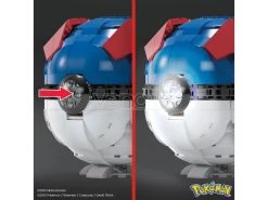 Pokémon Mega Construx Construction Set Jumbo Great Ball 13 Cm Mattel -Negozio Di Giocattoli pokemon mega construx construction set jumbo great ball 13 cm mattel 4