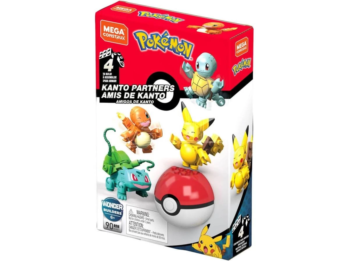 Pokémon Mega Construx Construction Set Kanto Partners Mattel 4 Pokémon Mega Construx Construction Set Kanto Partners Mattel - immagine 2