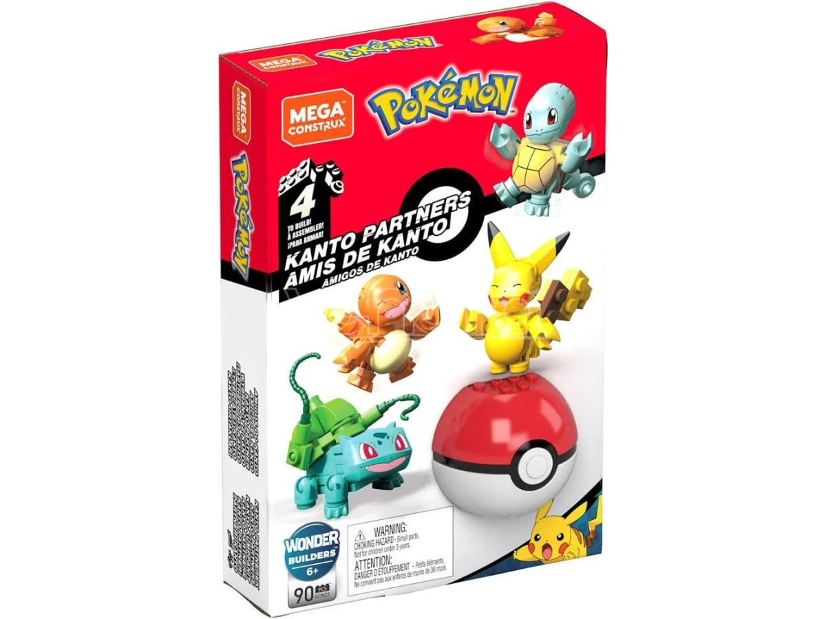 Pokémon Mega Construx Construction Set Kanto Partners Mattel 5 Pokémon Mega Construx Construction Set Kanto Partners Mattel - immagine 3