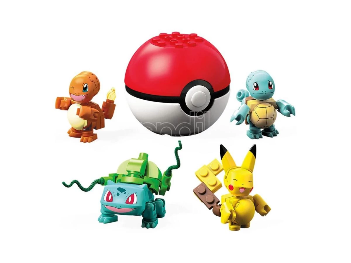 Pokémon Mega Construx Construction Set Kanto Partners Mattel 3 Pokémon Mega Construx Construction Set Kanto Partners Mattel
