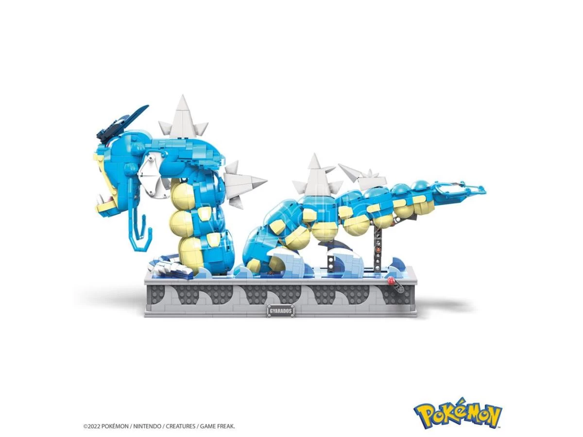 Pokémon Mega Construx Construction Set Motion Gyarados Mattel 4 Pokémon Mega Construx Construction Set Motion Gyarados Mattel - immagine 2