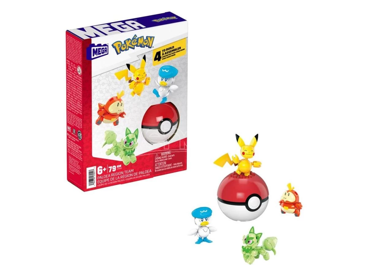 Pokémon Mega Construx Construction Set Paldea Region Team Mattel 4 Pokémon Mega Construx Construction Set Paldea Region Team Mattel - immagine 2