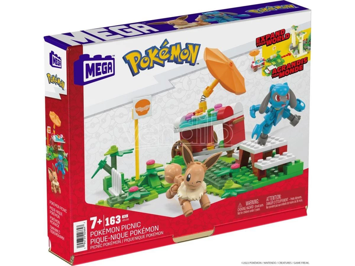 Pokémon Mega Construx Construction Set Pokémon Picnic Mattel 4 Pokémon Mega Construx Construction Set Pokémon Picnic Mattel - immagine 2