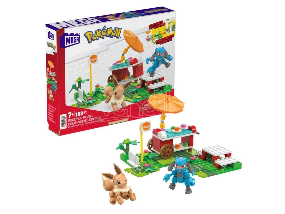 Pokémon Mega Construx Construction Set Pokémon Picnic Mattel 6 Pokémon Mega Construx Construction Set Pokémon Picnic Mattel - immagine 4