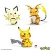 Pokémon Mega Construx Wonder Builders Construction Set Pikachu Evolution Trio 13 Cm Mattel -Negozio Di Giocattoli pokemon mega construx wonder builders construction set pikachu evolution trio 13 cm mattel