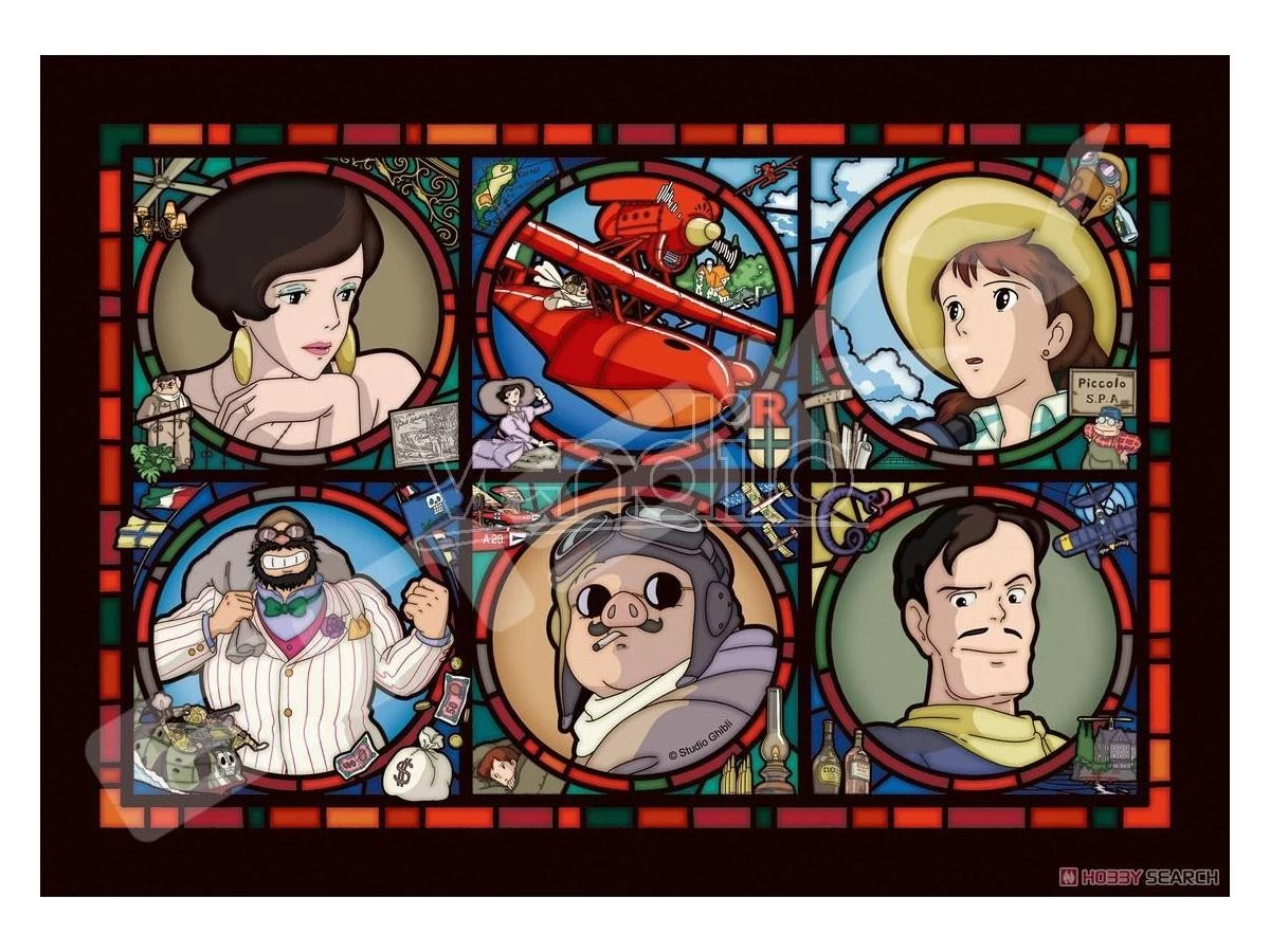 Porco Rosso 208 Pezzi Stained Glass Puzzle Puzzle Studio Ghibli 3 Porco Rosso 208 Pezzi Stained Glass Puzzle Puzzle Studio Ghibli