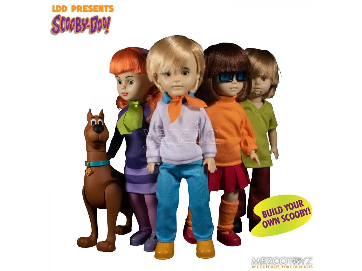 Scooby-doo & Mystery Inc Build A Figura Living Dead Dolls 25 Cm Velma & Fred Assortment (6) Mezco Toys 5 Scooby-doo & Mystery Inc Build A Figura Living Dead Dolls 25 Cm Velma & Fred Assortment (6) Mezco Toys - immagine 3