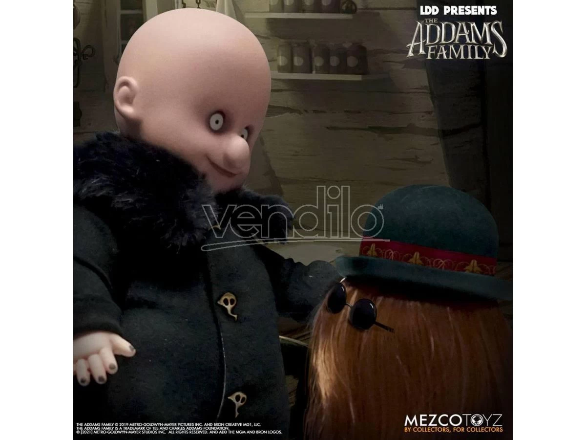 The Addams Family Living Dead Dolls Fester & It 13 - 25 Cm Mezco Toys 7 The Addams Family Living Dead Dolls Fester & It 13 - 25 Cm Mezco Toys - immagine 5
