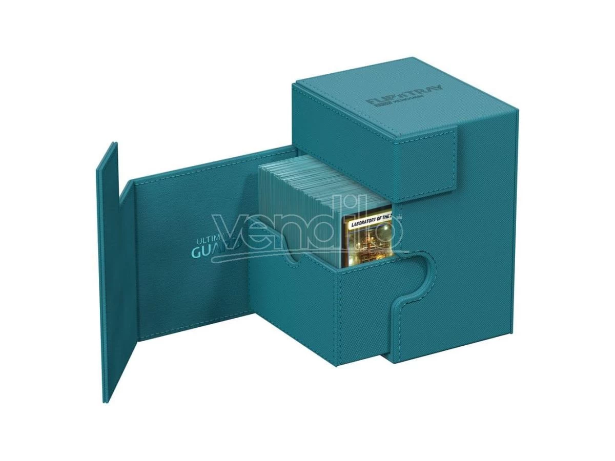 Ultimate Guard Flip`n`Tray 133+ XenoSkin Petrol Ultimate Guard 5 Ultimate Guard Flip`n`Tray 133+ XenoSkin Petrol Ultimate Guard - immagine 3