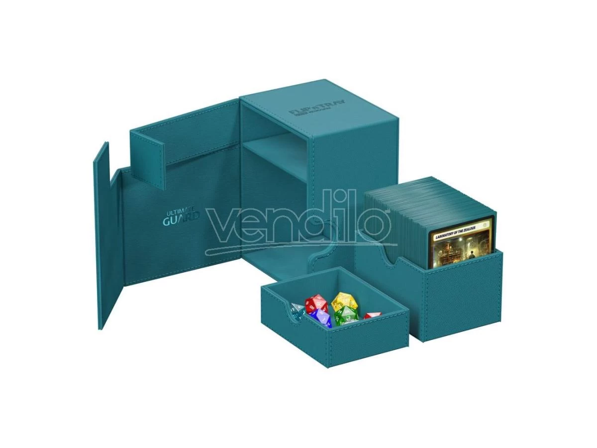 Ultimate Guard Flip`n`Tray 133+ XenoSkin Petrol Ultimate Guard 6 Ultimate Guard Flip`n`Tray 133+ XenoSkin Petrol Ultimate Guard - immagine 4