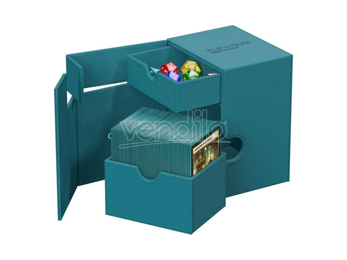 Ultimate Guard Flip`n`Tray 133+ XenoSkin Petrol Ultimate Guard 7 Ultimate Guard Flip`n`Tray 133+ XenoSkin Petrol Ultimate Guard - immagine 5