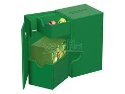 Ultimate Guard Flip`n`Tray 80+ XenoSkin Monocolor Green Ultimate Guard -Negozio Di Giocattoli ultimate guard flipntray 80 xenoskin monocolor green ultimate guard 4