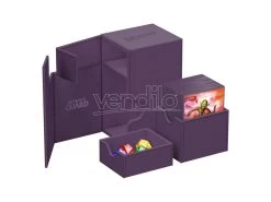 Ultimate Guard Flip`n`Tray 80+ XenoSkin Monocolor Purple Ultimate Guard -Negozio Di Giocattoli ultimate guard flipntray 80 xenoskin monocolor purple ultimate guard 3