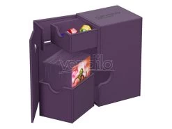 Ultimate Guard Flip`n`Tray 80+ XenoSkin Monocolor Purple Ultimate Guard -Negozio Di Giocattoli ultimate guard flipntray 80 xenoskin monocolor purple ultimate guard 4
