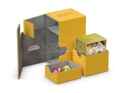 Ultimate Guard Flip´n´Tray Deck Case 80+ Standard Size XenoSkin Amber Ultimate Guard -Negozio Di Giocattoli ultimate guard flipntray deck case 80 standard size xenoskin amber ultimate guard 3