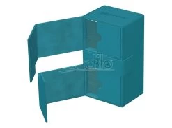 Ultimate Guard Twin Flip`n`Tray 200+ XenoSkin Monocolor Petrol Ultimate Guard -Negozio Di Giocattoli ultimate guard twin flipntray 200 xenoskin monocolor petrol ultimate guard 3