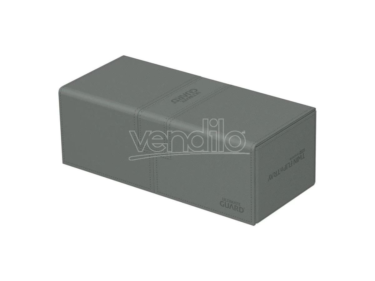 Ultimate Guard Twin Flip`n`Tray 266+ Xenoskin Grey Ultimate Guard 5 Ultimate Guard Twin Flip`n`Tray 266+ Xenoskin Grey Ultimate Guard - immagine 3