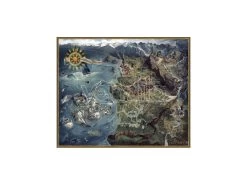 Witcher 3 Wild Hunt Puzzle Northern Realms Map Dark Horse